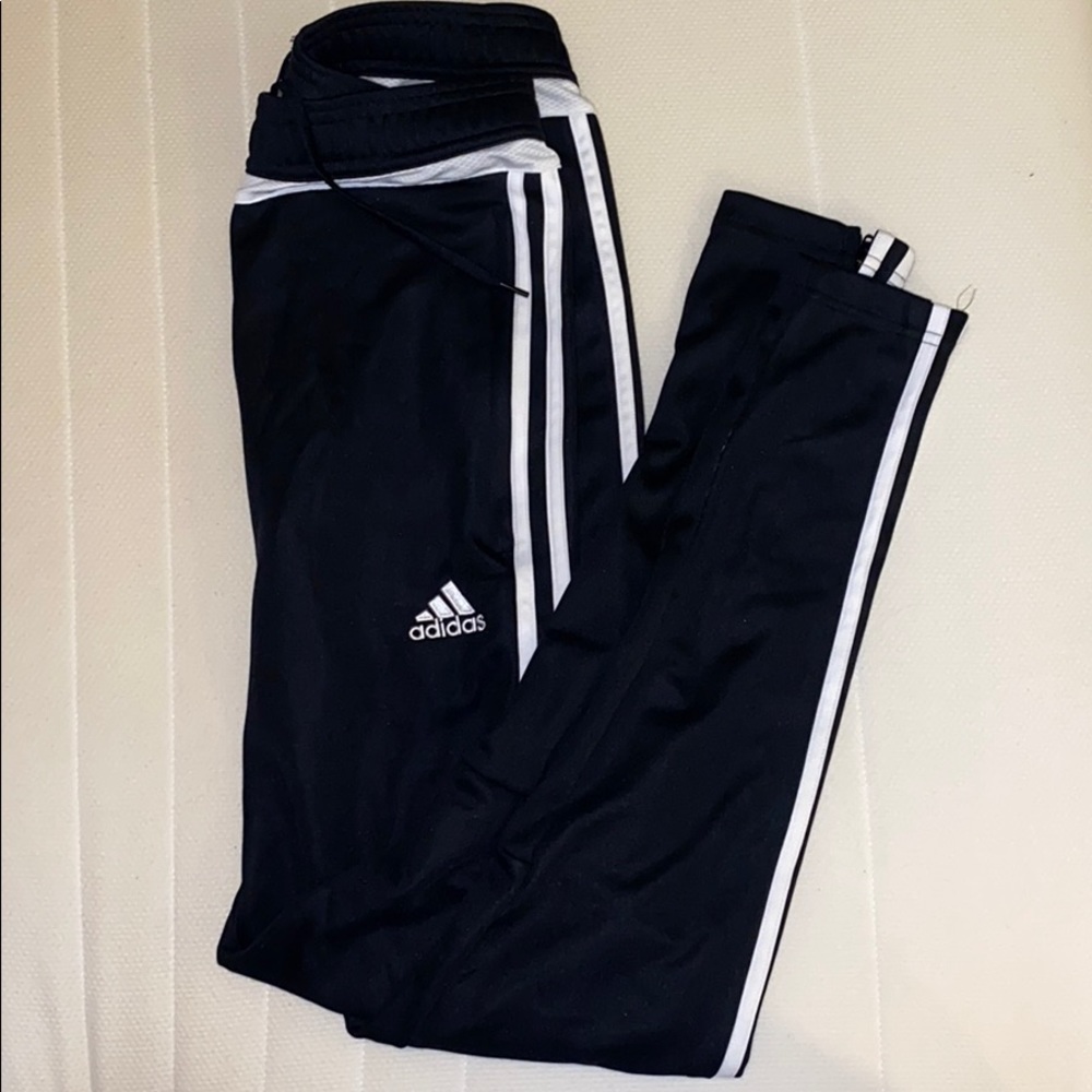 Adidas Joggers with zippers at the ankles